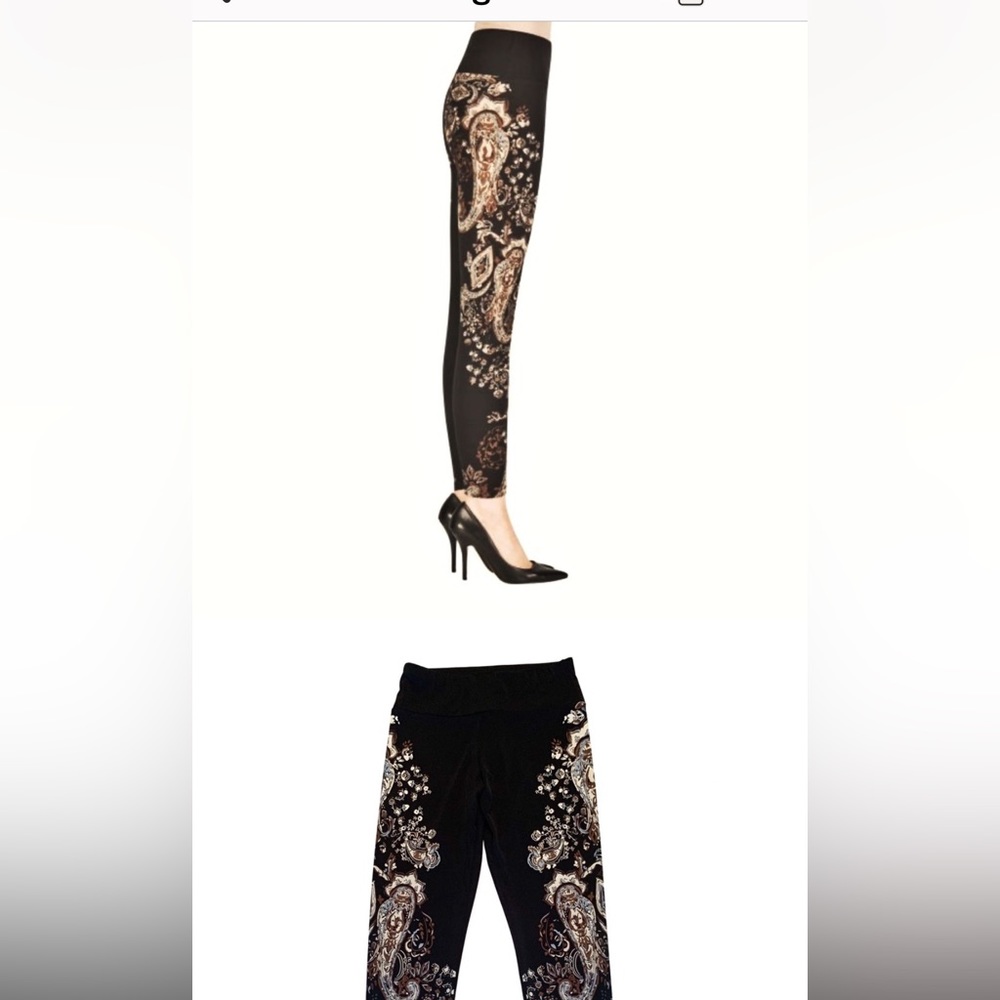 Joseph Ribkoff Paisely Print Leggings
